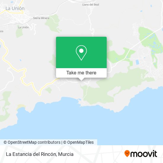La Estancia del Rincón map