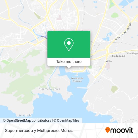 Supermercado y Multiprecio map