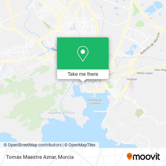 Tomás Maestre Aznar map