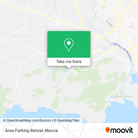 mapa Área Parking Benzal