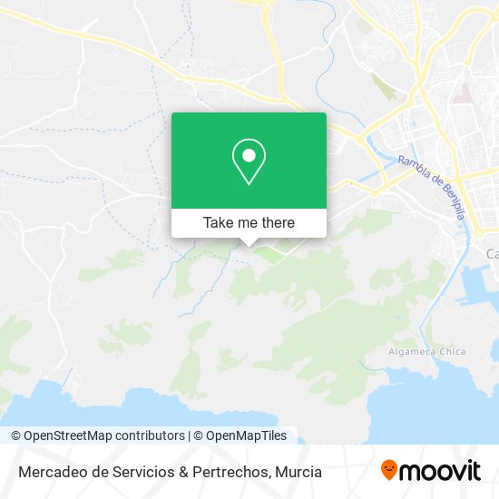 Mercadeo de Servicios & Pertrechos map