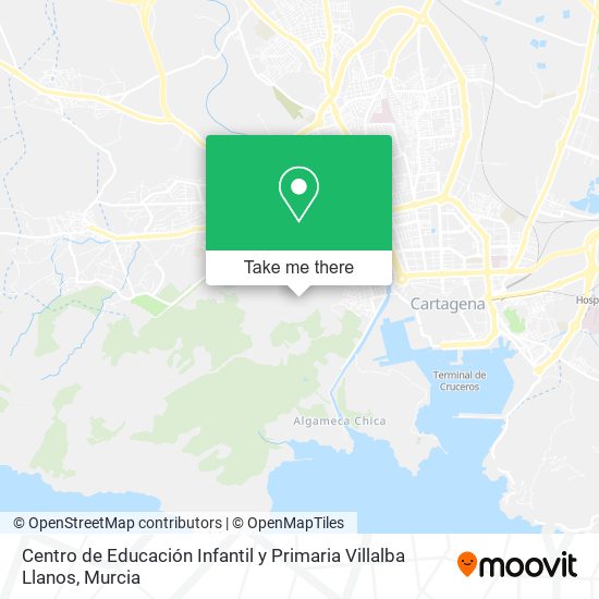 Centro de Educación Infantil y Primaria Villalba Llanos map