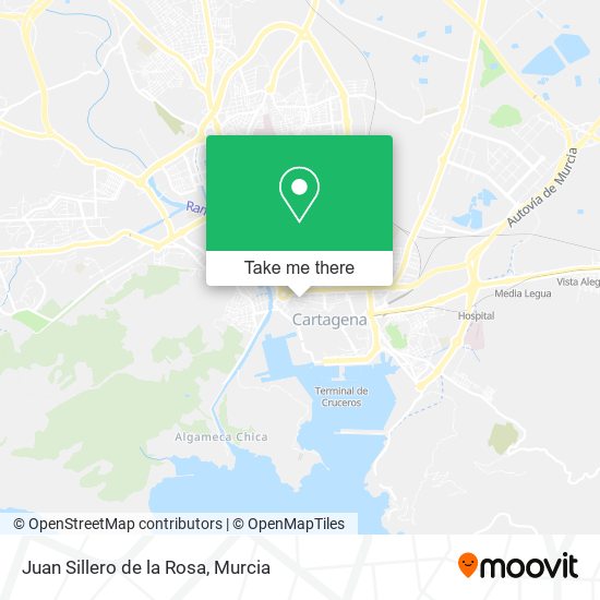 Juan Sillero de la Rosa map