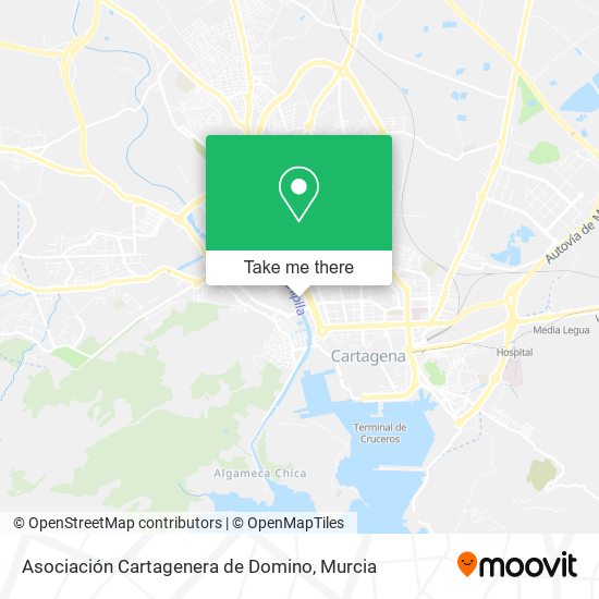 Asociación Cartagenera de Domino map