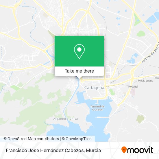 Francisco Jose Hernández Cabezos map