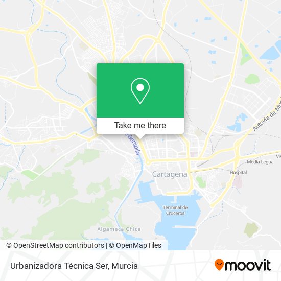 Urbanizadora Técnica Ser map