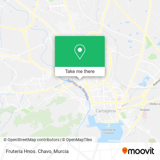 Frutería Hnos. Chavo map