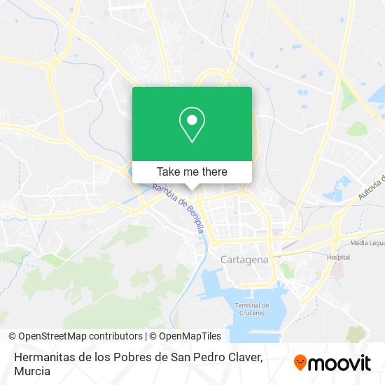 Hermanitas de los Pobres de San Pedro Claver map