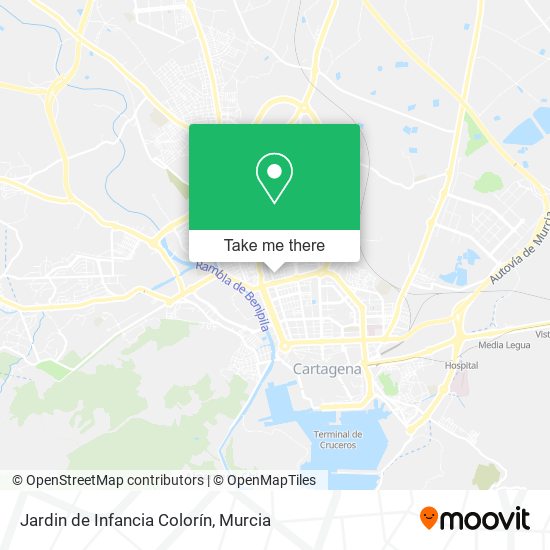 Jardin de Infancia Colorín map