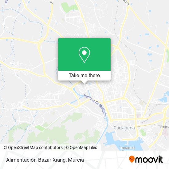 Alimentación-Bazar Xiang map