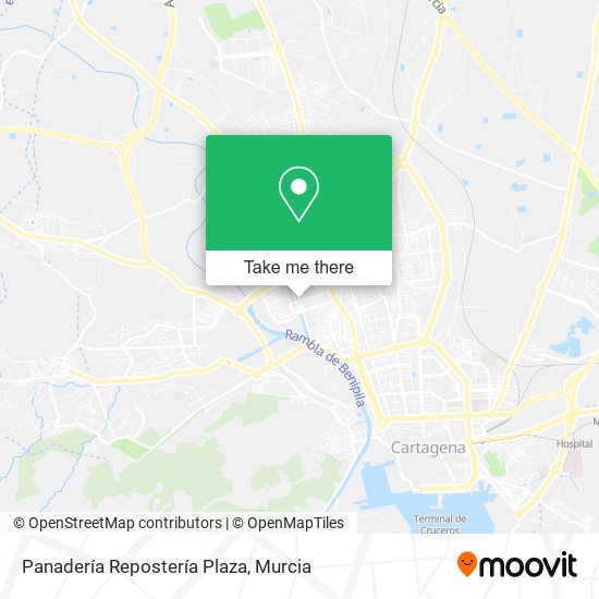 Panadería Repostería Plaza map
