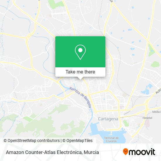 Amazon Counter-Atlas Electrónica map