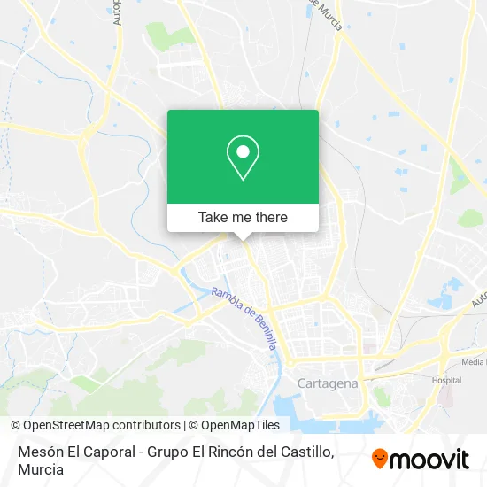 Mesón El Caporal - Grupo El Rincón del Castillo map