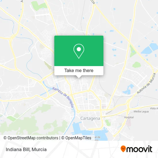 Indiana Bill map