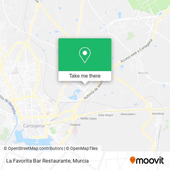 La Favorita Bar Restaurante map