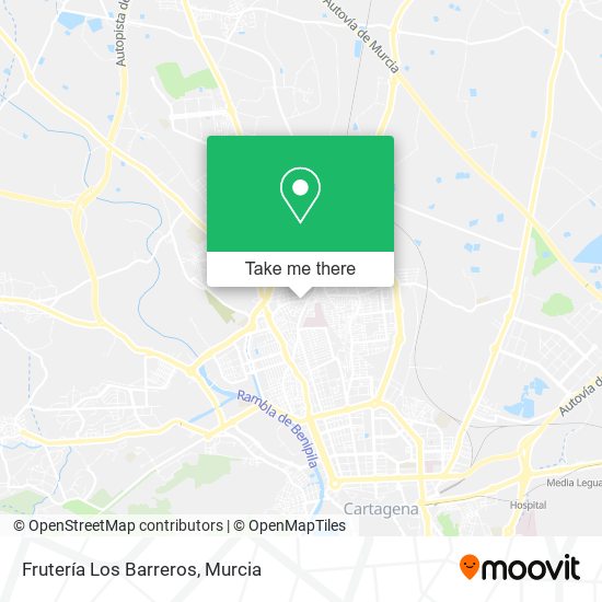 Frutería Los Barreros map