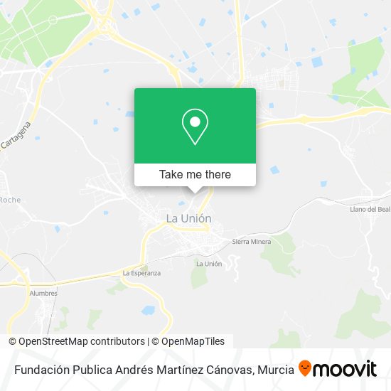 Fundación Publica Andrés Martínez Cánovas map