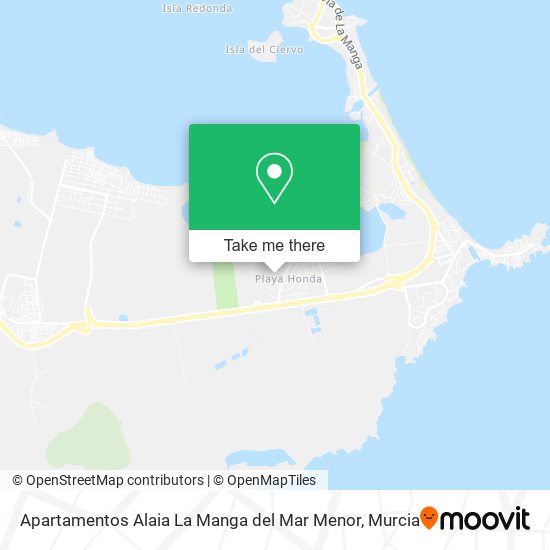 Apartamentos Alaia La Manga del Mar Menor map