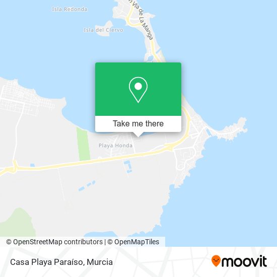 Casa Playa Paraíso map