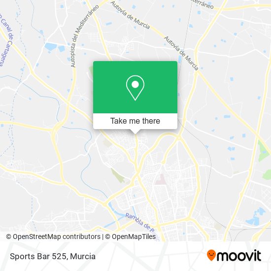 Sports Bar 525 map