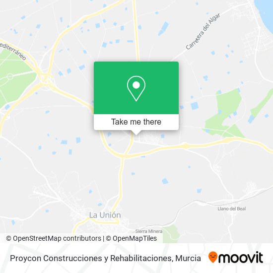 Proycon Construcciones y Rehabilitaciones map