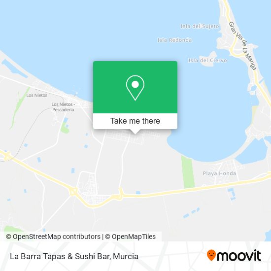 La Barra Tapas & Sushi Bar map