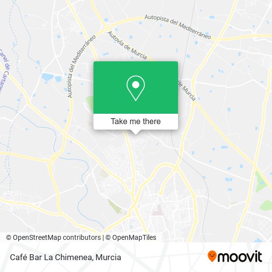 Café Bar La Chimenea map