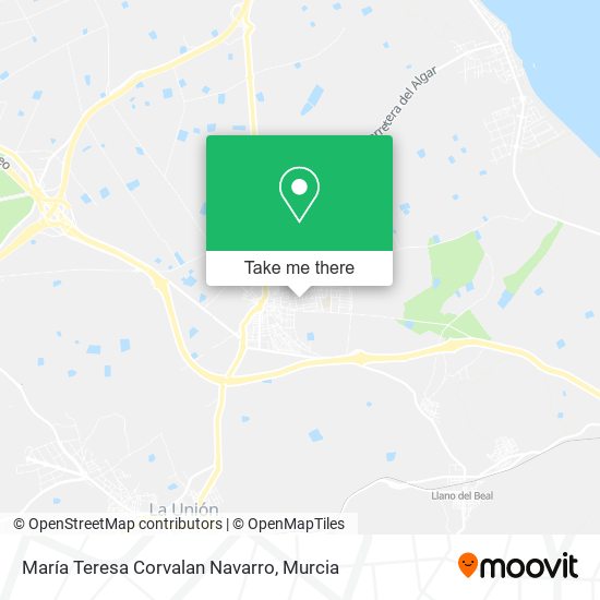 María Teresa Corvalan Navarro map