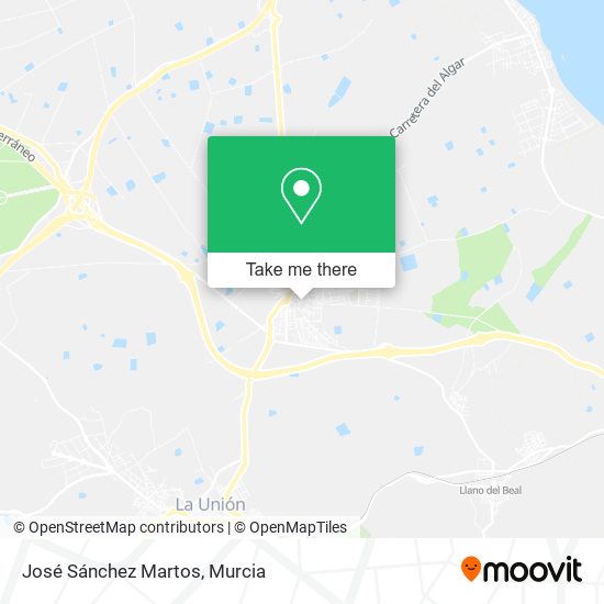José Sánchez Martos map