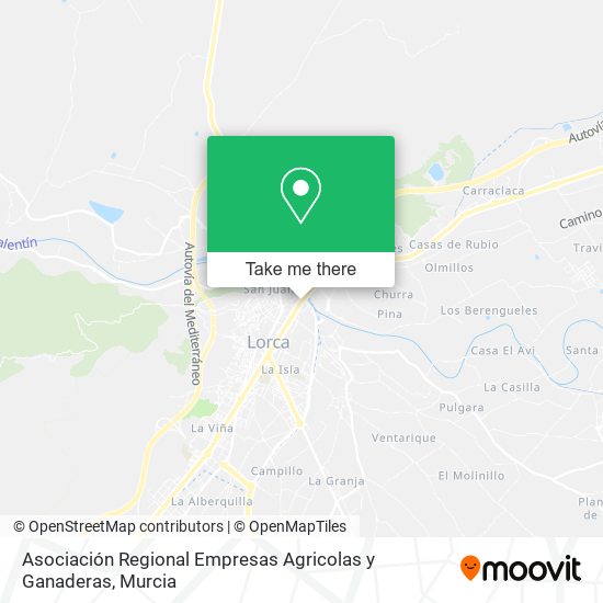 Asociación Regional Empresas Agricolas y Ganaderas map