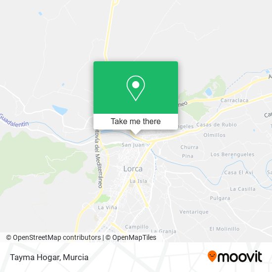 Tayma Hogar map