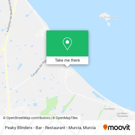 Peaky Blinders - Bar - Restaurant - Murcia map