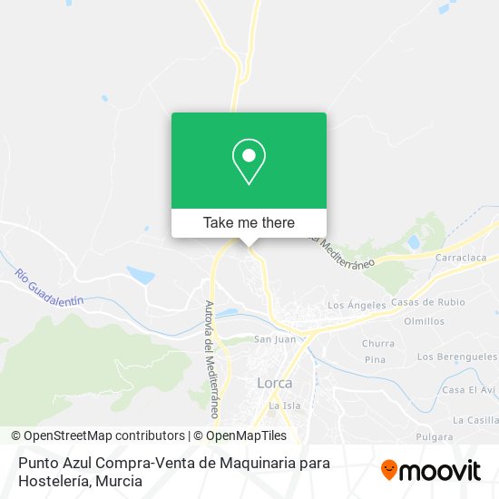 Punto Azul Compra-Venta de Maquinaria para Hostelería map