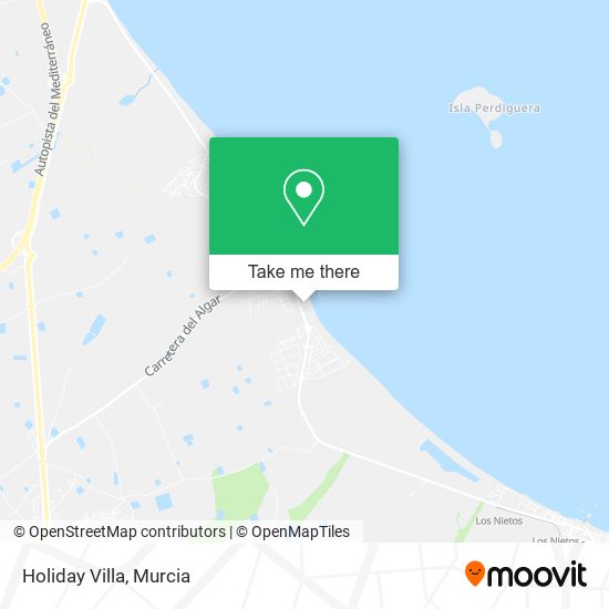 Holiday Villa map