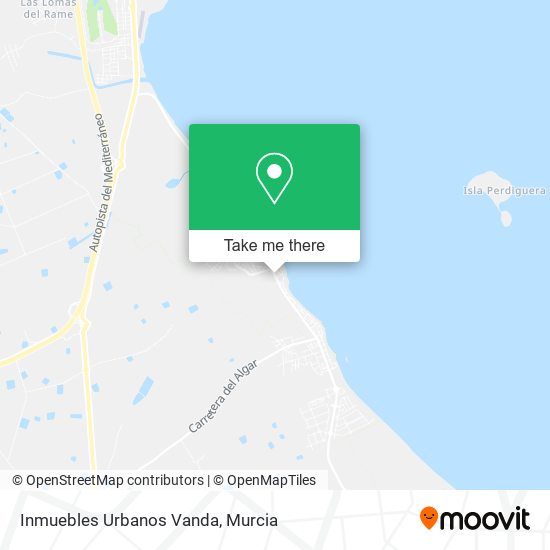 Inmuebles Urbanos Vanda map