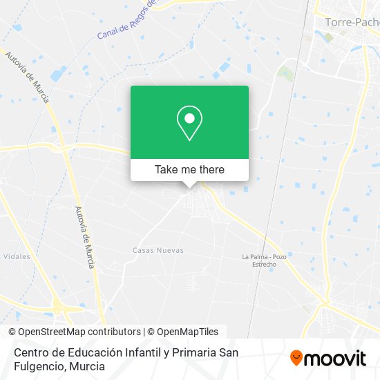 Centro de Educación Infantil y Primaria San Fulgencio map