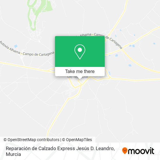 Reparación de Calzado Express Jesús D. Leandro map