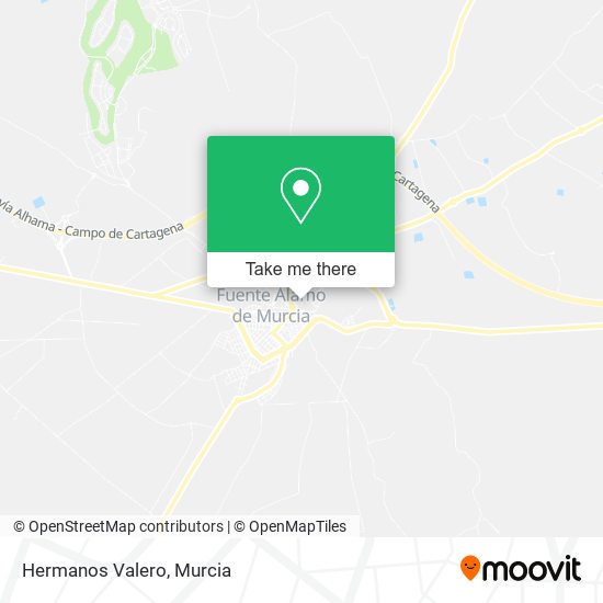 Hermanos Valero map