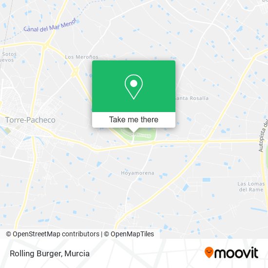 Rolling Burger map