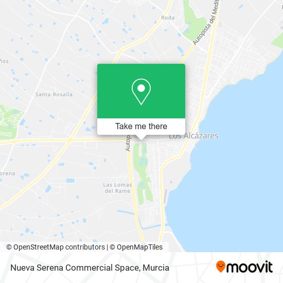 Nueva Serena Commercial Space map