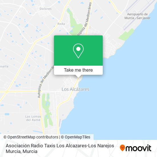 Asociación Radio Taxis Los Alcazares-Los Narejos Murcia map