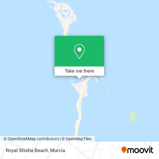 Royal Shisha Beach map