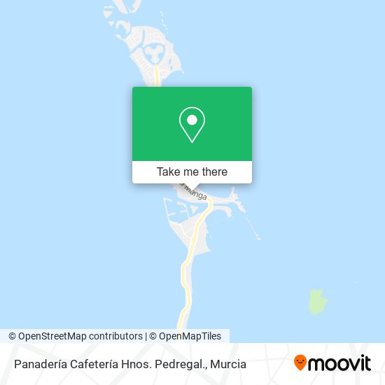 Panadería Cafetería Hnos. Pedregal. map
