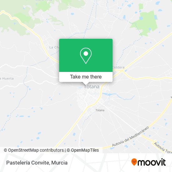 Pastelería Convite map