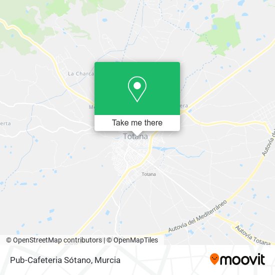 Pub-Cafeteria Sótano map