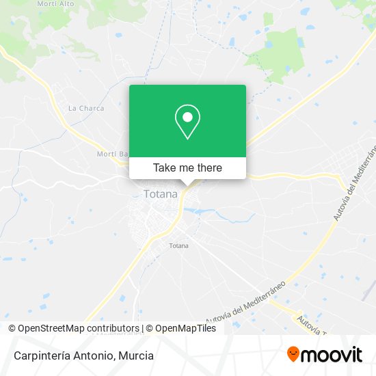 Carpintería Antonio map