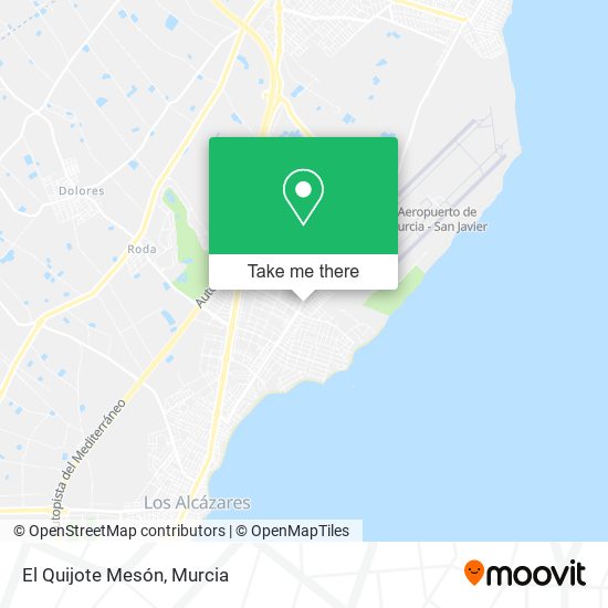 El Quijote Mesón map