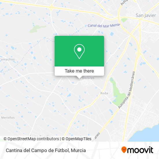 Cantina del Campo de Fútbol map
