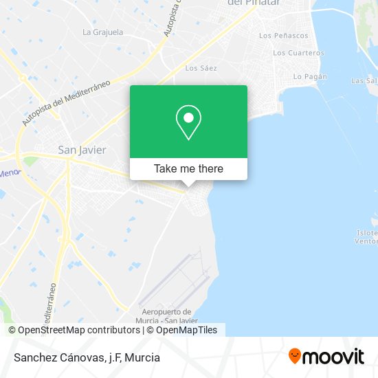 Sanchez Cánovas, j.F map
