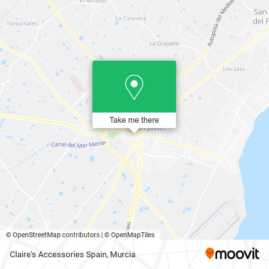 Claire's Accessories Spain map